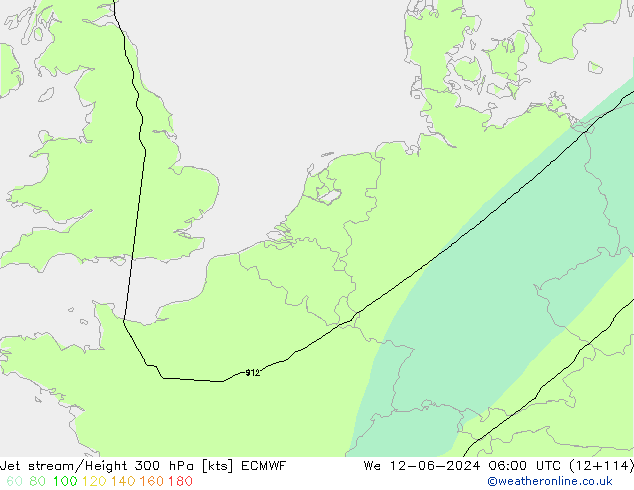Polarjet ECMWF Mi 12.06.2024 06 UTC