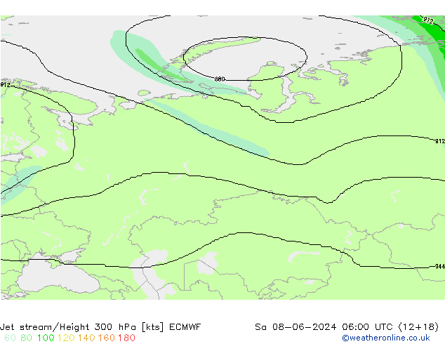 Jet Akımları ECMWF Cts 08.06.2024 06 UTC
