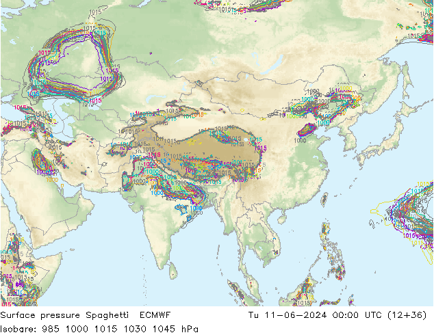     Spaghetti ECMWF  11.06.2024 00 UTC