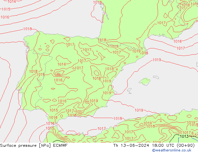      ECMWF  13.06.2024 18 UTC