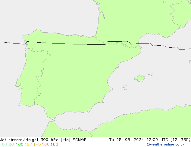Jet Akımları ECMWF Sa 25.06.2024 12 UTC