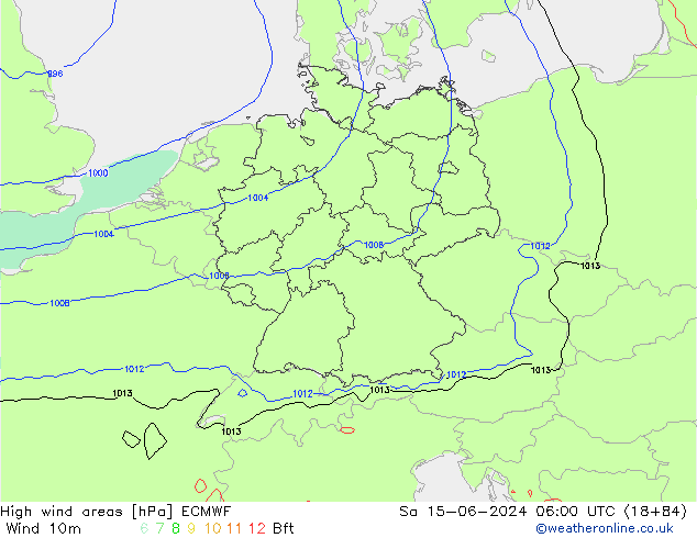 Sturmfelder ECMWF Sa 15.06.2024 06 UTC