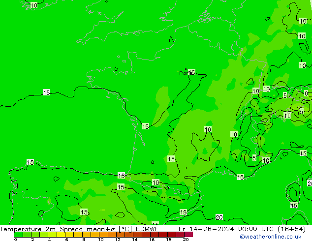     Spread ECMWF  14.06.2024 00 UTC