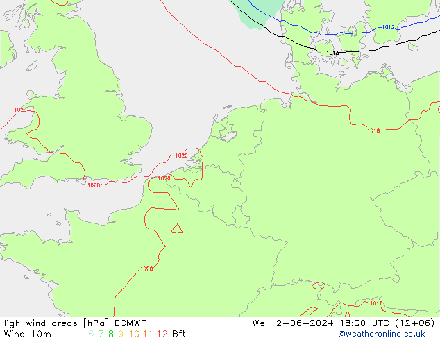 Sturmfelder ECMWF Mi 12.06.2024 18 UTC