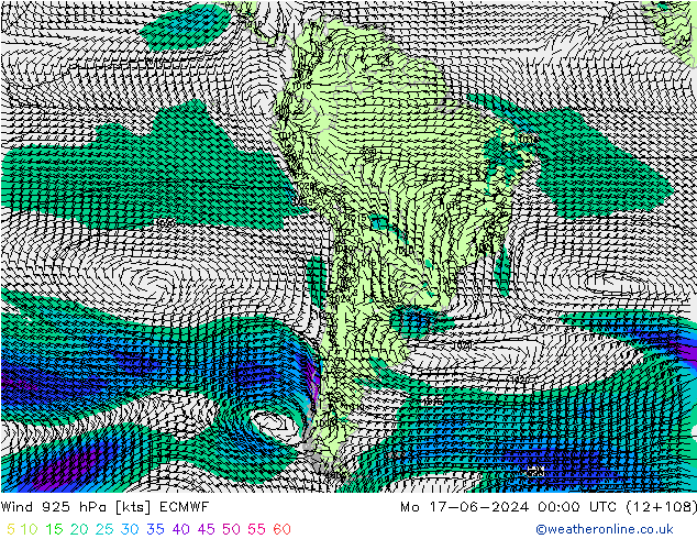  925 hPa ECMWF  17.06.2024 00 UTC