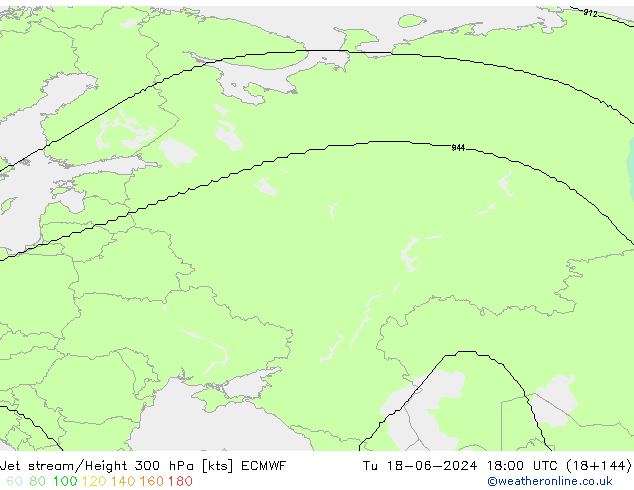 Corrente a getto ECMWF mar 18.06.2024 18 UTC