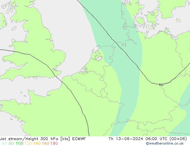 Polarjet ECMWF Do 13.06.2024 06 UTC