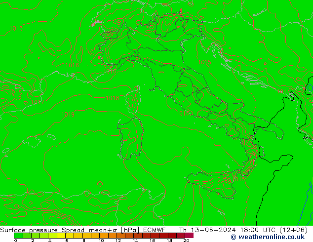     Spread ECMWF  13.06.2024 18 UTC