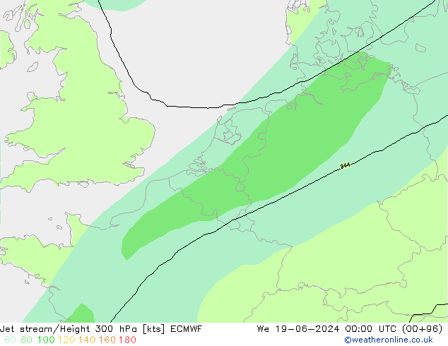 Courant-jet ECMWF mer 19.06.2024 00 UTC