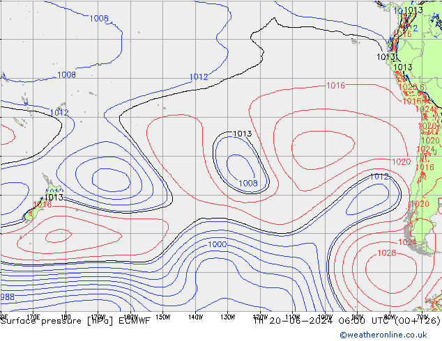 Luchtdruk (Grond) ECMWF do 20.06.2024 06 UTC