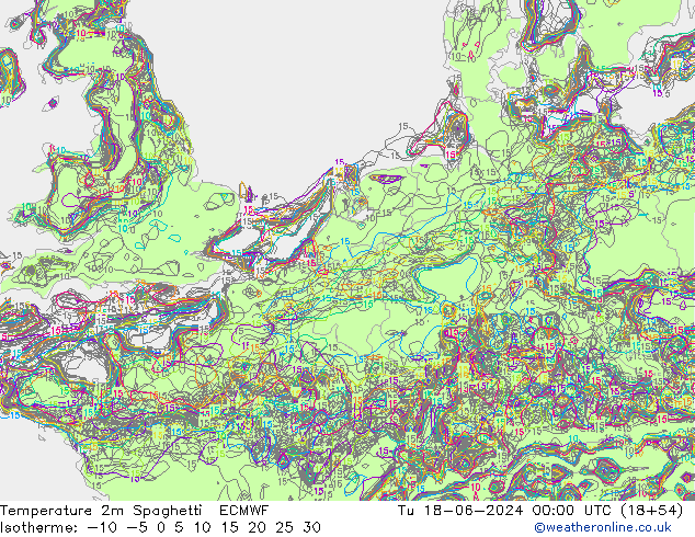     Spaghetti ECMWF  18.06.2024 00 UTC