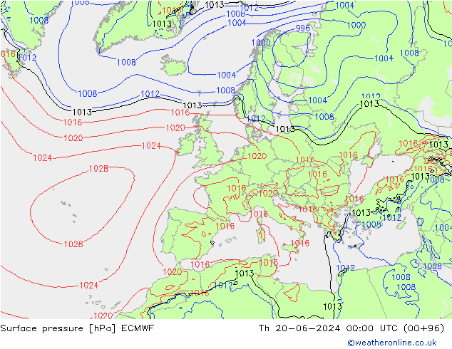      ECMWF  20.06.2024 00 UTC