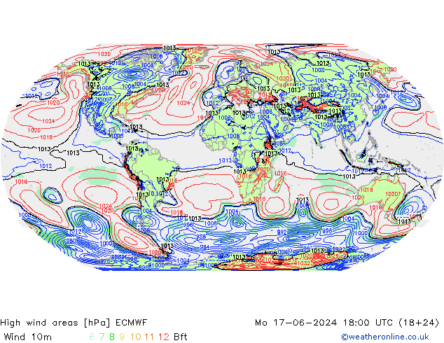 Sturmfelder ECMWF Mo 17.06.2024 18 UTC