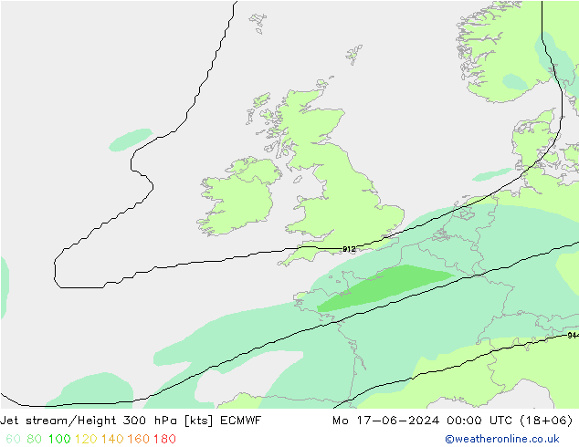 Courant-jet ECMWF lun 17.06.2024 00 UTC