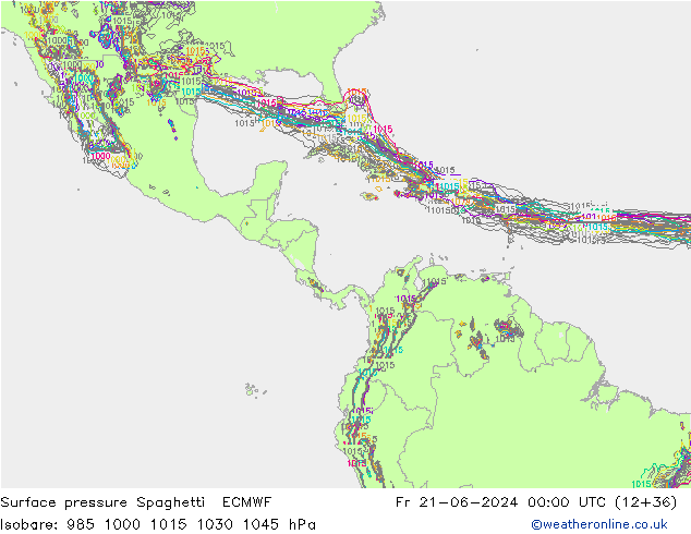     Spaghetti ECMWF  21.06.2024 00 UTC