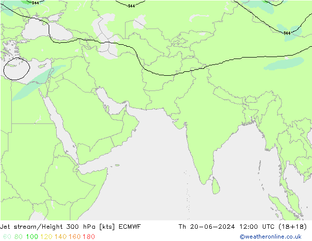 джет ECMWF чт 20.06.2024 12 UTC