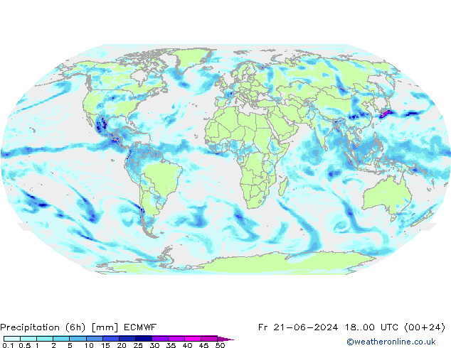 Nied. akkumuliert (6Std) ECMWF Fr 21.06.2024 00 UTC