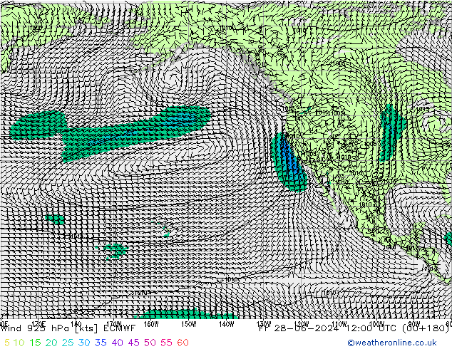 Wind 925 hPa ECMWF Pá 28.06.2024 12 UTC