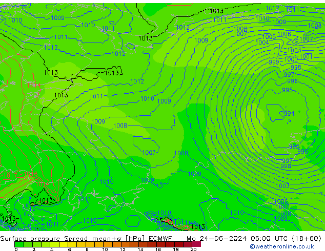     Spread ECMWF  24.06.2024 06 UTC