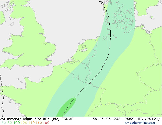 Polarjet ECMWF So 23.06.2024 06 UTC