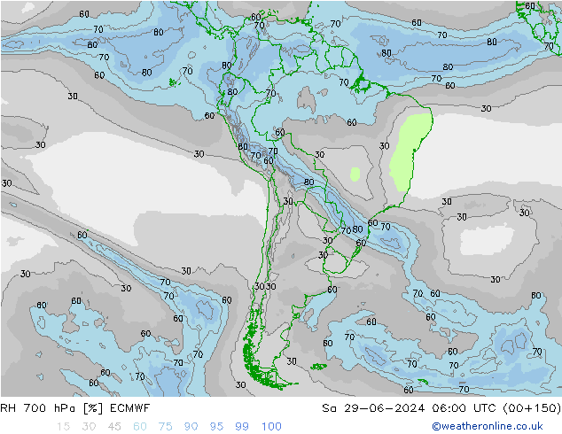 700 hPa Nispi Nem ECMWF Cts 29.06.2024 06 UTC