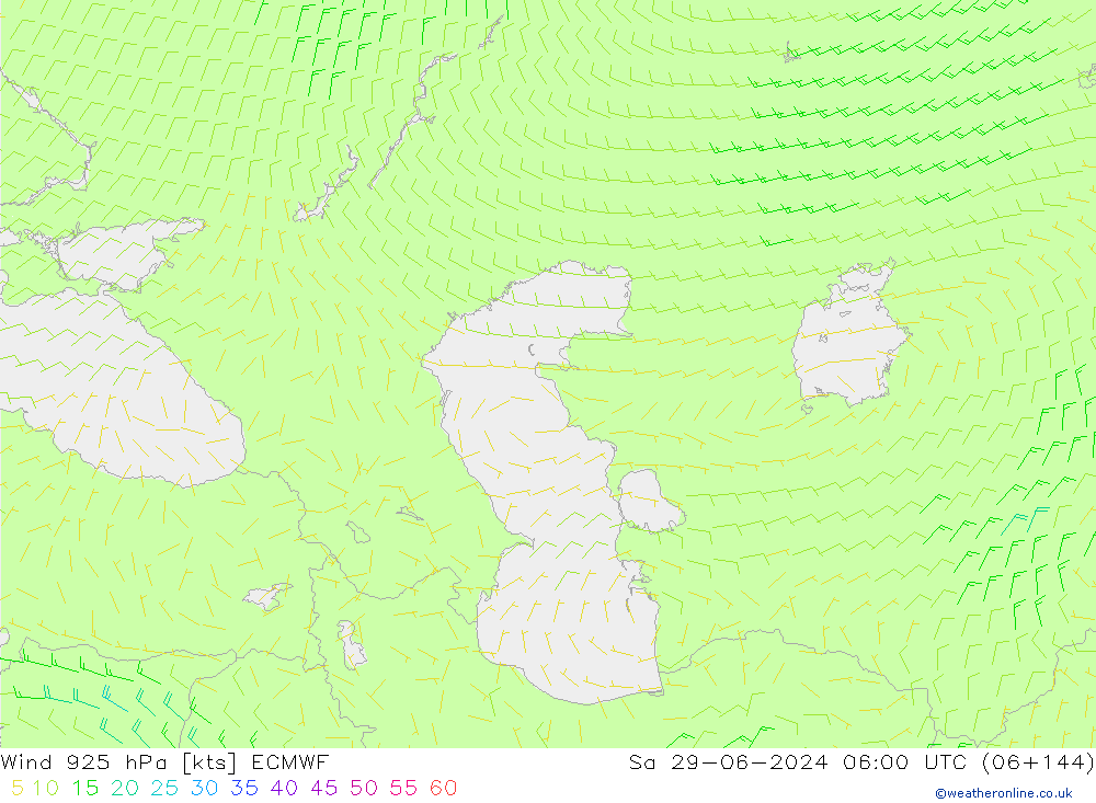  925 hPa ECMWF  29.06.2024 06 UTC