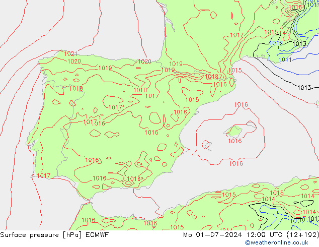      ECMWF  01.07.2024 12 UTC