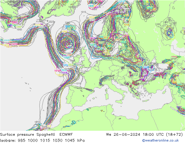     Spaghetti ECMWF  26.06.2024 18 UTC