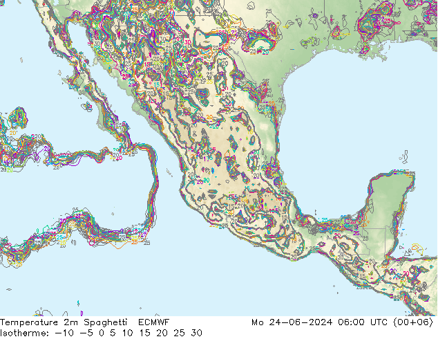     Spaghetti ECMWF  24.06.2024 06 UTC