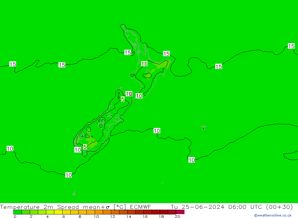     Spread ECMWF  25.06.2024 06 UTC