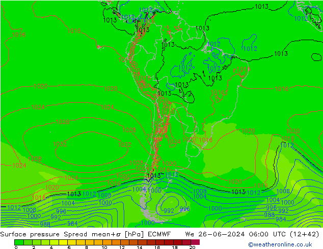     Spread ECMWF  26.06.2024 06 UTC