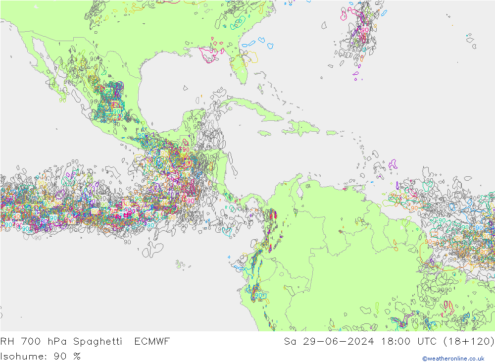 700 hPa Nispi Nem Spaghetti ECMWF Cts 29.06.2024 18 UTC