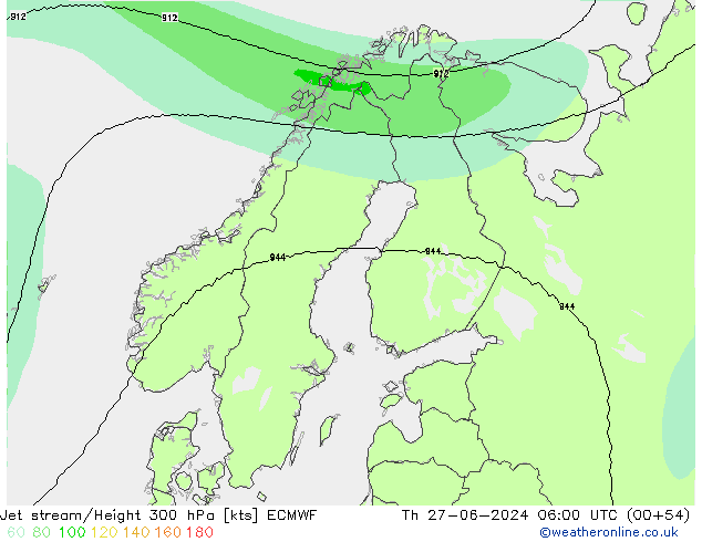 джет ECMWF чт 27.06.2024 06 UTC