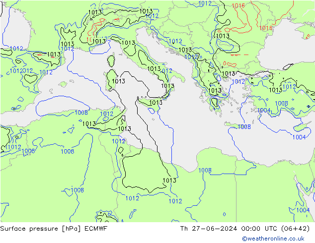      ECMWF  27.06.2024 00 UTC