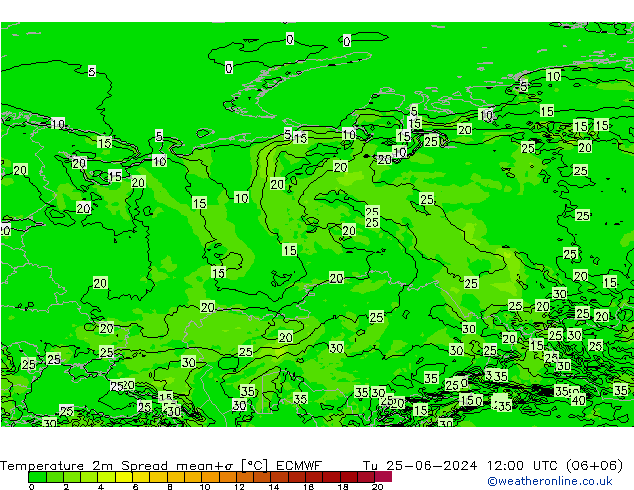     Spread ECMWF  25.06.2024 12 UTC