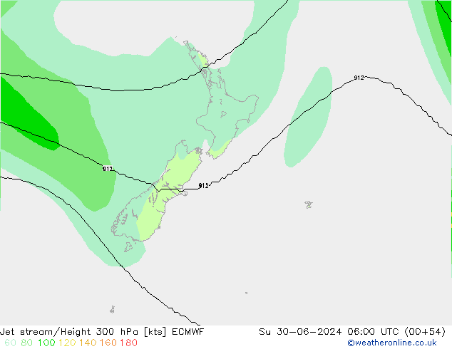 Polarjet ECMWF So 30.06.2024 06 UTC