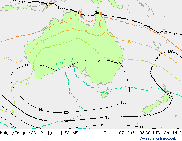 Hoogte/Temp. 850 hPa ECMWF do 04.07.2024 06 UTC
