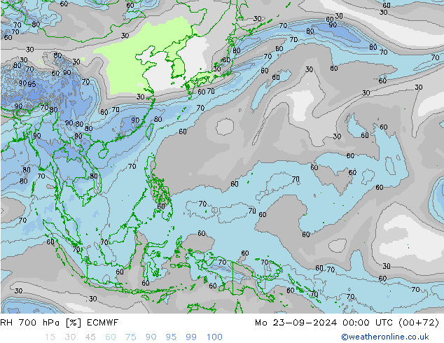 RV 700 hPa ECMWF ma 23.09.2024 00 UTC