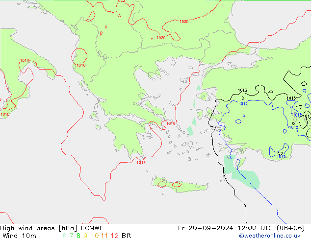 Windvelden ECMWF vr 20.09.2024 12 UTC