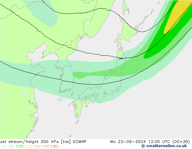 Polarjet ECMWF Mo 23.09.2024 12 UTC