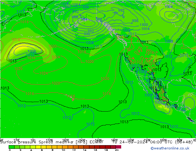     Spread ECMWF  24.09.2024 06 UTC