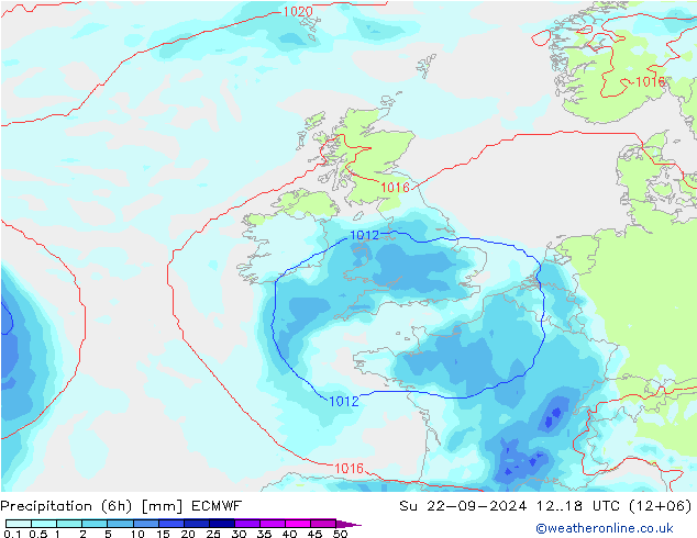  (6h) ECMWF  22.09.2024 18 UTC