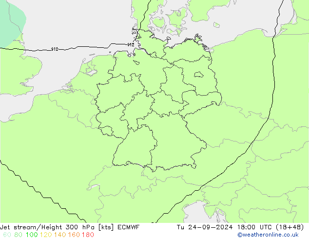 Jet Akımları ECMWF Sa 24.09.2024 18 UTC