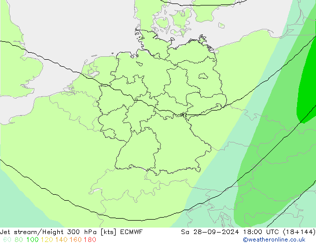 Jet Akımları ECMWF Cts 28.09.2024 18 UTC