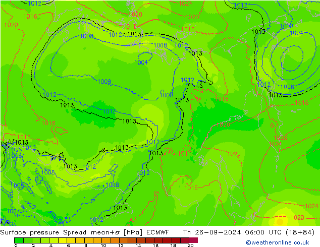     Spread ECMWF  26.09.2024 06 UTC