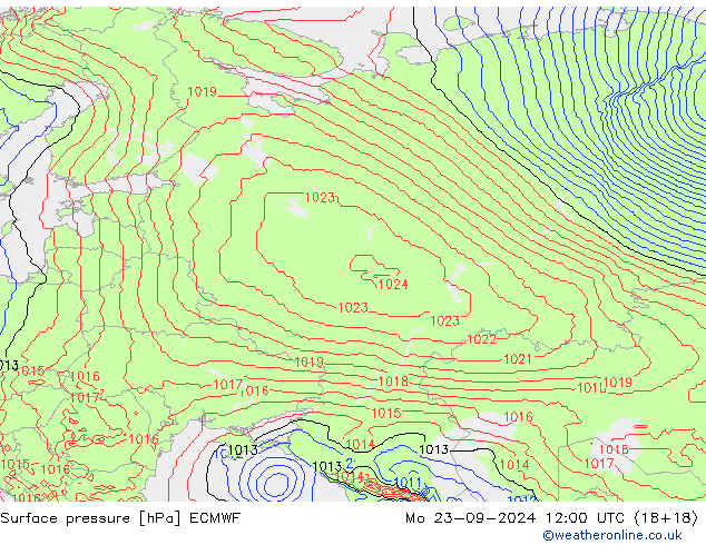      ECMWF  23.09.2024 12 UTC