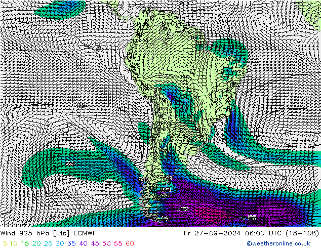  925 hPa ECMWF  27.09.2024 06 UTC