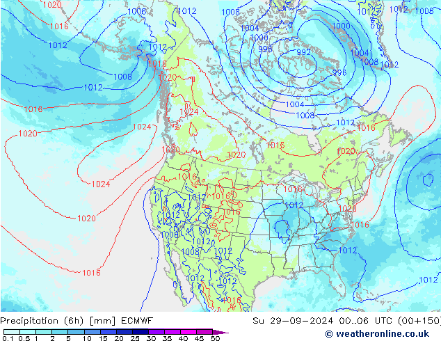 opad (6h) ECMWF nie. 29.09.2024 06 UTC