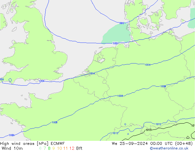 Sturmfelder ECMWF Mi 25.09.2024 00 UTC