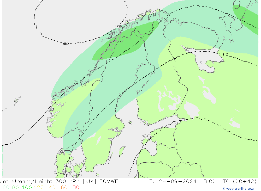 Jet Akımları ECMWF Sa 24.09.2024 18 UTC